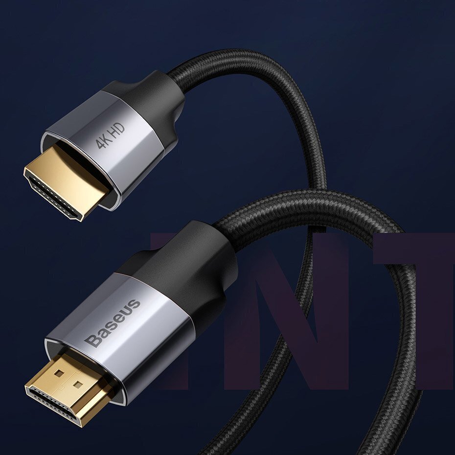 Kaabel Baseus Enjoyment 4K Hdmi - Hdmi 2m, hall (Caksx-C0G) цена и информация | Kaablid ja juhtmed | kaup24.ee