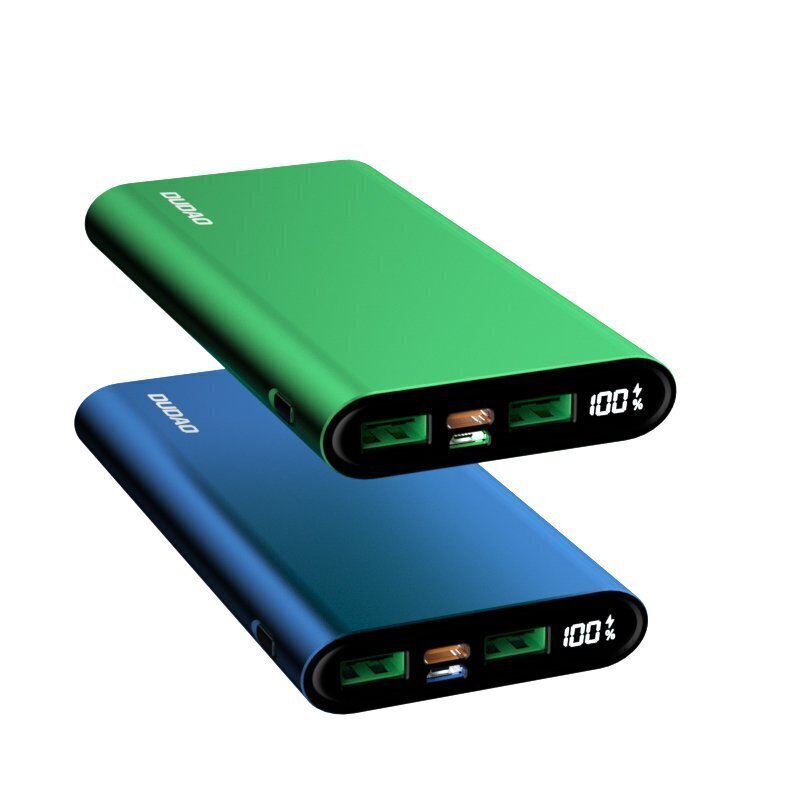 Akupank Dudao 10000 mAh 20W, 3.0 2xUSB / USB Type C, sinine (K14H blue) hind ja info | Akupangad | kaup24.ee