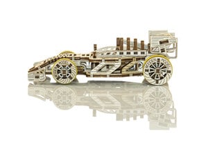 Puidust 3D konstruktor - Wooden City auto, 108 tk hind ja info | Klotsid ja konstruktorid | kaup24.ee