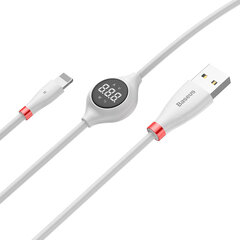 Baseus cable Big Eye (8-pin | 1 m) white цена и информация | Кабели для телефонов | kaup24.ee