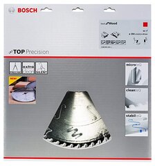 Saeleht puidule Bosch 2608642125, 500 x 30 x 4,4 mm, 60 z цена и информация | Запчасти для садовой техники | kaup24.ee