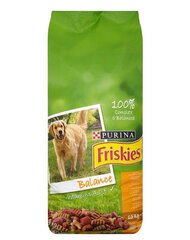 Friskies Balance kuivtoit koertele kana ja köögiviljadega, 15 kg hind ja info | Kuivtoit koertele | kaup24.ee
