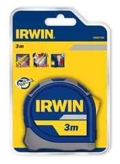 Mõõdulint Irwin 3 m/13 mm, blister hind ja info | Käsitööriistad | kaup24.ee