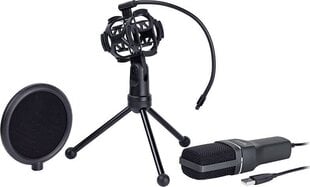 Tracer Digital USB Pro mikrofon mängude / taskuhäälingusaadete / voogesituste jaoks + hoidik, popfilter hind ja info | Mikrofonid | kaup24.ee