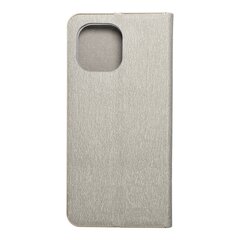 Чехол Luna Book Gold для Xiaomi Mi 11, серебряный цена и информация | Чехлы для телефонов | kaup24.ee