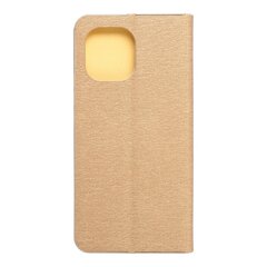 Telefoniümbris Luna Book Gold sobib Xiaomi Mi 11, kuldne цена и информация | Чехлы для телефонов | kaup24.ee