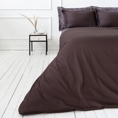 Satiin voodipesukomplekt „Chocolate“, 3 osaline, 200x200 cm hind ja info | Voodipesukomplektid | kaup24.ee