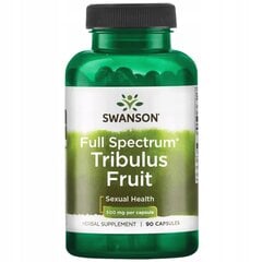 Трибулус, Swanson, 250 мг цена и информация | Витамины, пищевые добавки, препараты для хорошего самочувствия | kaup24.ee