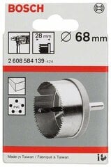 Puurikroon Bosch 2608584139 keskpuur HSS, 68mm, 1tk. hind ja info | Käsitööriistad | kaup24.ee