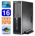 HP 8100 Elite SFF i5-650 16GB 240SSD DVD WIN7Pro