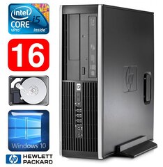 HP 8100 Elite SFF i5-650 16GB 250GB DVD WIN10 hind ja info | Lauaarvutid | kaup24.ee