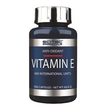 Scitec Nutrition Vitamin E 100 caps hind ja info | Vitamiinid, toidulisandid, preparaadid tervise heaoluks | kaup24.ee