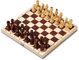 Лакированные шахматы с доской 29x14,5 см цена и информация | Настольные игры | kaup24.ee