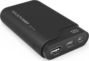 Realpower PB-7500C, 7500 мАч цена и информация | Зарядные устройства Power bank | kaup24.ee