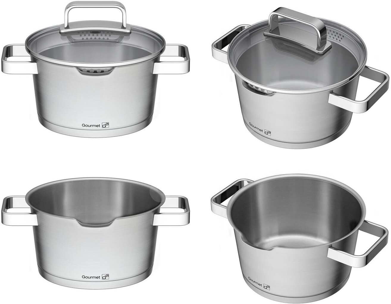 Pottide komplekt G21 Gourmet Magic 60022151, 9 tk hind ja info | Potid ja kiirkeedupotid | kaup24.ee