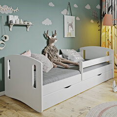 Детская кровать Selsey Mirret, 80x160 см, белая цена и информация | Детские кровати | kaup24.ee
