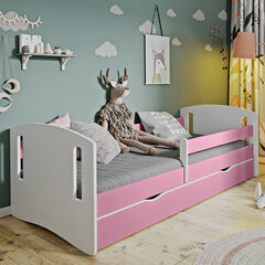 Детская кровать Selsey Mirret, 80x180 см, розовая цена и информация | Детские кровати | kaup24.ee