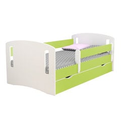 Детская кровать с матрасом Selsey Mirret, 80x140 см, зеленая цена и информация | Детские кровати | kaup24.ee