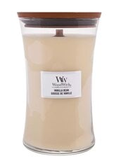 Lõhnaküünal WoodWick Vanilla Bean 609,5 g цена и информация | Подсвечники, свечи | kaup24.ee