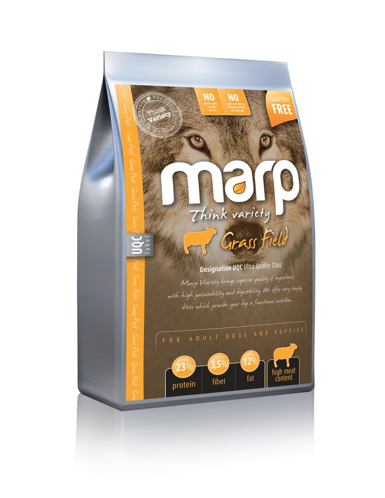 Marp Think Variety Grass Field - Lambalihaga, 2kg hind ja info | Kuivtoit koertele | kaup24.ee