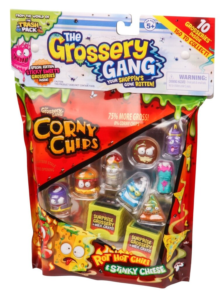 Grossery Gang tegelaskujude komplekt suur pakk, 10 tk, 69003 цена и информация | Poiste mänguasjad | kaup24.ee