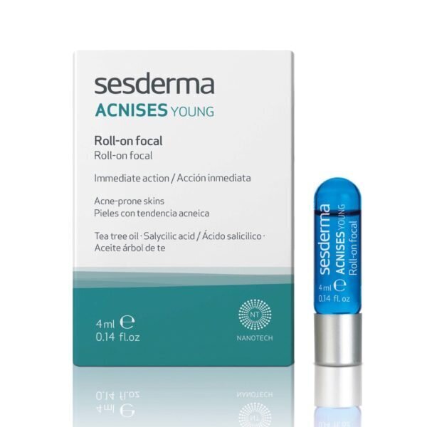 Vistrikele lokaalne hooldus Sesderma Acnises Roll On Focal, 4ml цена и информация | Näopuhastusvahendid | kaup24.ee