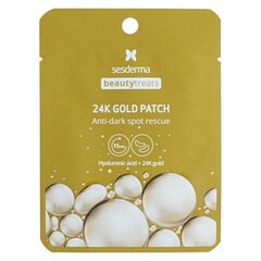 Silmaümbruse kuldplaastrid Sesderma Beauty Treats 24K Gold Patch, 2tk hind ja info | Näomaskid, silmamaskid | kaup24.ee