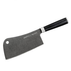 Топорик для рубки Samura MO-V Stonewash 7.0''/180 мм из AUS 8 японской из стали 59 HRC цена и информация | Ножи и аксессуары для них | kaup24.ee