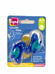 Tigex Colors Fisio lutid 18-36 kuud 2 tk. цена и информация | Пустышки | kaup24.ee