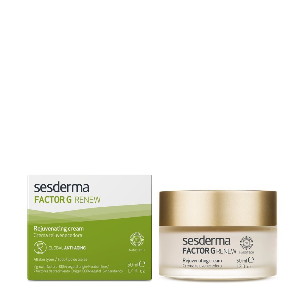 Noorendav kreem Sesderma Factor G Renew Rejuvenating Cream, 50ml hind ja info | Kehakreemid, kehaspreid | kaup24.ee