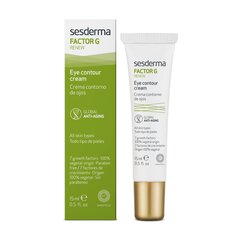 Noorendav silmaümbruskreem Sesderma Factor G Renew Eye Contour Cream, 15ml цена и информация | Сыворотки, кремы для век | kaup24.ee