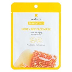 Mesilasmürgi mask Sesderma Beauty Treats Honey Bee Face Mask, 22ml цена и информация | Маски для лица, патчи для глаз | kaup24.ee