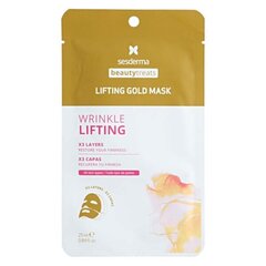 Маска для лица Beauty Treats Lifting Gold Sesderma (25 ml) цена и информация | Маски для лица, патчи для глаз | kaup24.ee