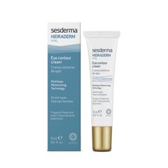 Sesderma Hidraderm Hyal Eye Contour Cream Крем контур вокруг глаз 15мл цена и информация | Сыворотки, кремы для век | kaup24.ee