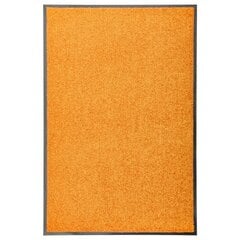 vidaXL uksematt pestav, oranž, 60 x 90 cm цена и информация | Придверные коврики | kaup24.ee