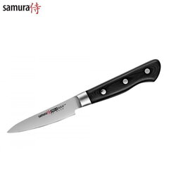 Универсальный кухонный нож Samura PRO-S, 88mm из AUS 8 Японской стали 58 HRC цена и информация | Ножи и аксессуары для них | kaup24.ee