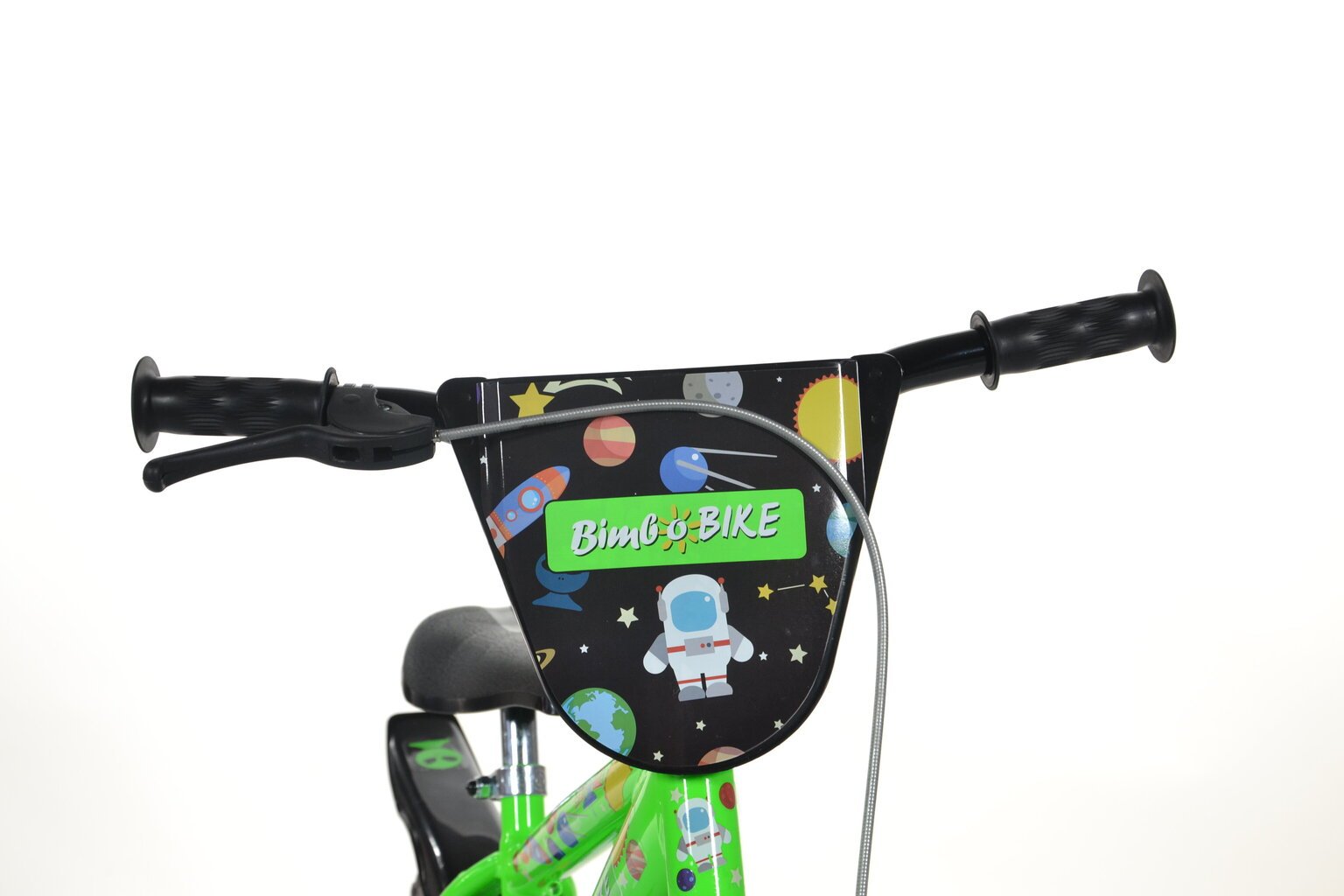 Laste jalgratas Bimbo Bike 12" Boy Cosmos, roheline цена и информация | Jalgrattad | kaup24.ee