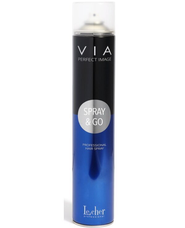 Juukselakk Le Cher Via Spray & Go hairspray Extra strong, 750 ml hind ja info | Viimistlusvahendid juustele | kaup24.ee