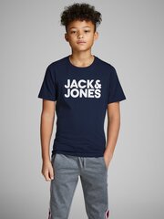 Jack&Jones poiste T-särk 12152730*04, tumesinine цена и информация | Рубашки для мальчиков | kaup24.ee