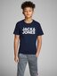 Jack&Jones poiste T-särk 12152730*04, tumesinine цена и информация | Poiste särgid | kaup24.ee