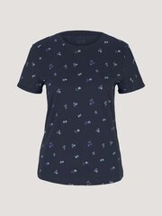 Женская футболка Tom Tailor 1025285*26733, тёмно-синий /розовый цена и информация | Женские футболки | kaup24.ee