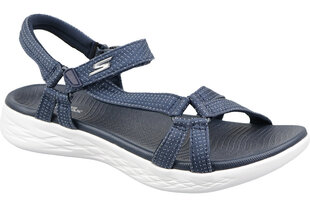 Naiste sandaalid Skechers On The Go 600 15316-NVY, sinine hind ja info | Naiste sandaalid | kaup24.ee