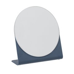 Hazhin peegel sinise metallraamiga 16cm hind ja info | Vannitoa sisustuselemendid ja aksessuaarid | kaup24.ee