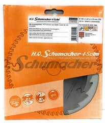 Пильный диск по дереву Ø190 x 2,4/1,4 x 20мм, Z-20 H.O Schumacher+Sohn цена и информация | Механические инструменты | kaup24.ee
