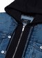 Meeste teksajakk Ombre C322 must / teksad hind ja info | Meeste joped | kaup24.ee