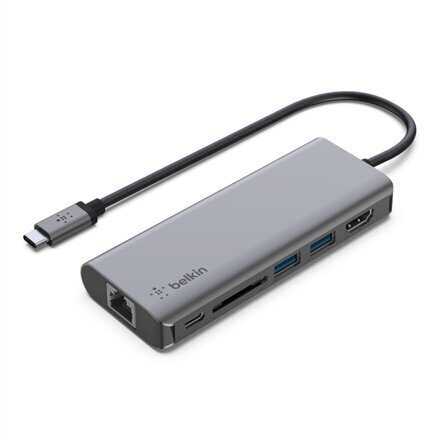 BELKIN Hub USB-C 6 in 1 hind ja info | USB jagajad, adapterid | kaup24.ee