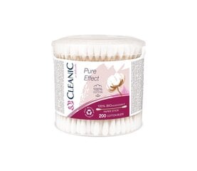 Vatitikud pabervartega „Cleanic Pure Effect“, 200 tk. hind ja info | Cleanic Kosmeetika, parfüümid | kaup24.ee