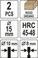 Frees-korgipuur puidule HRC 2tk d-15mm Yato (YT-33830) цена и информация | Käsitööriistad | kaup24.ee