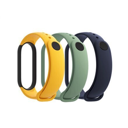 Xiaomi Mi Band 5 kellarihm, sinine/kollane/roheline 3tk hind | kaup24.ee
