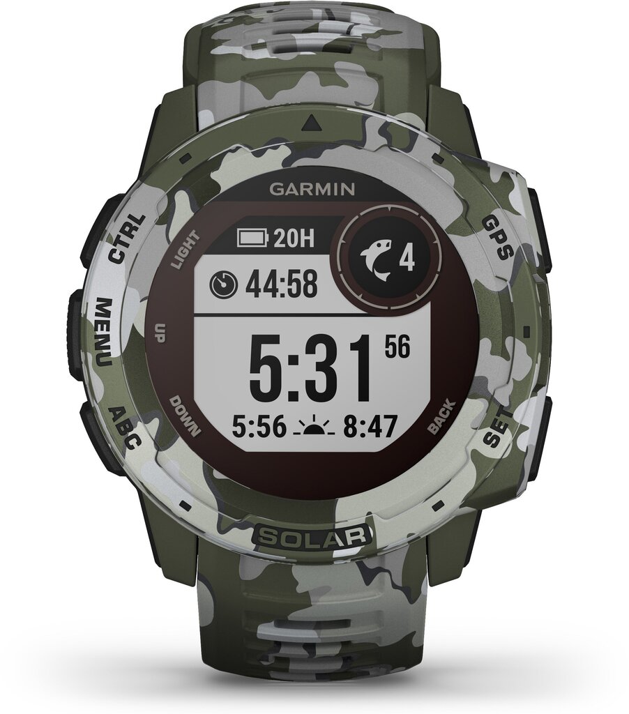 Garmin Instinct® Solar Camo Lichen Camo hind ja info | Nutikellad (smartwatch) | kaup24.ee